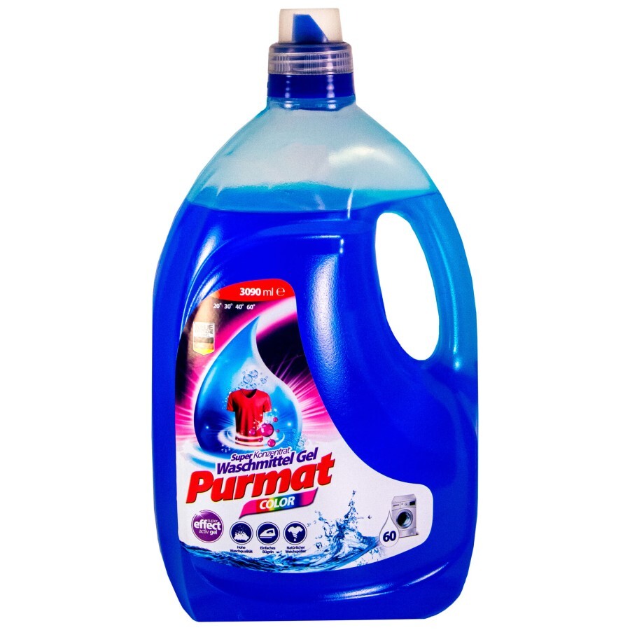 Гель для прання Purmat Color 3.09 л : ціни та характеристики