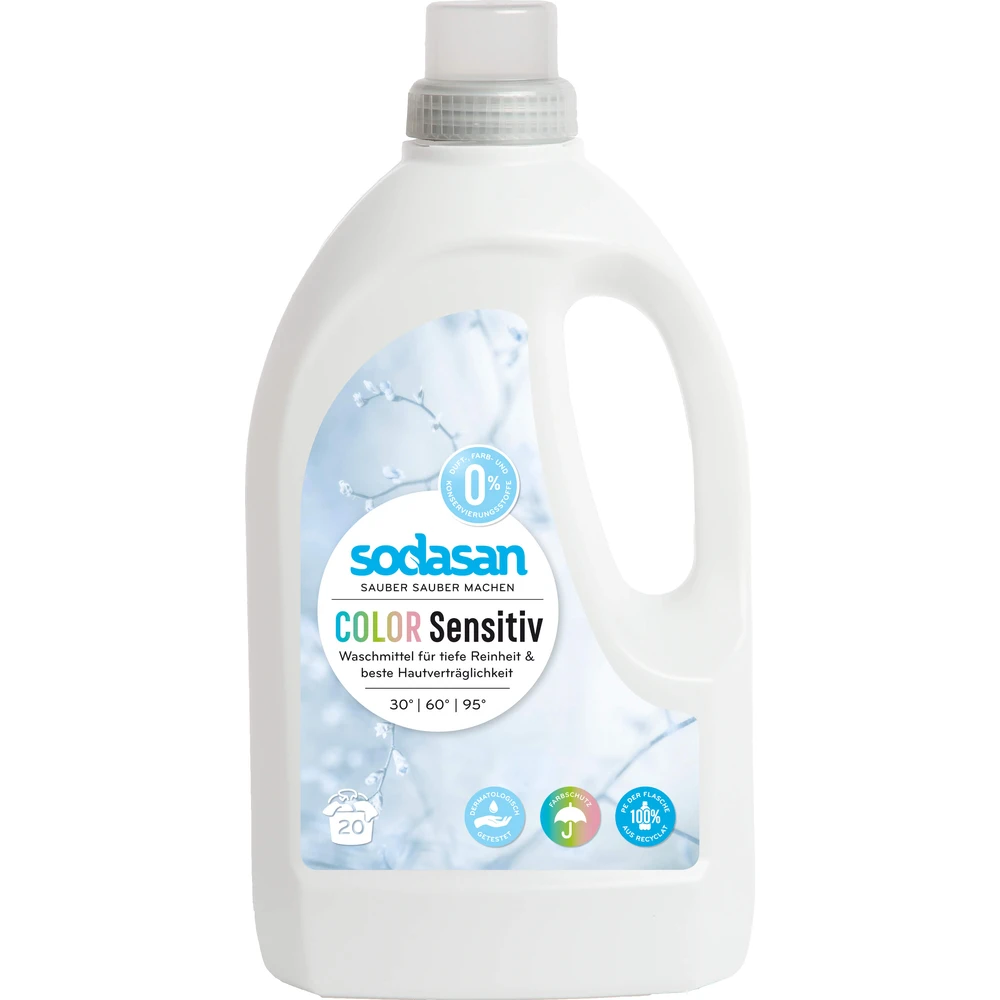 Гель для прання Sodasan Color Sensitiv 1.5 л : ціни та характеристики