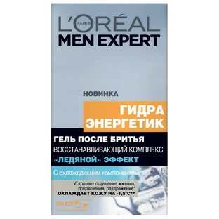 Гель после бритья L'Oreal Paris Men Expert Гидра Энергетик Ледяной эффект 100 мл