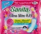 Гигиенические прокладки Sanita Dry&amp;Fit Ultra Slim Wing 24.5 см 8 шт.