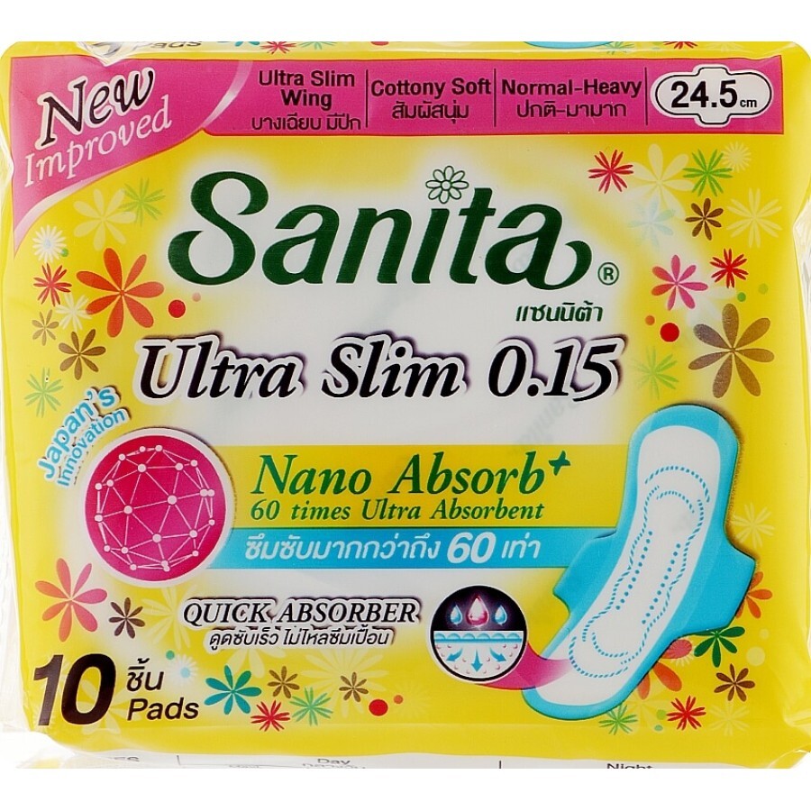Гігієнічні прокладки Sanita Soft & Fit Ultra Slim 24.5 см 10 шт. : ціни та характеристики