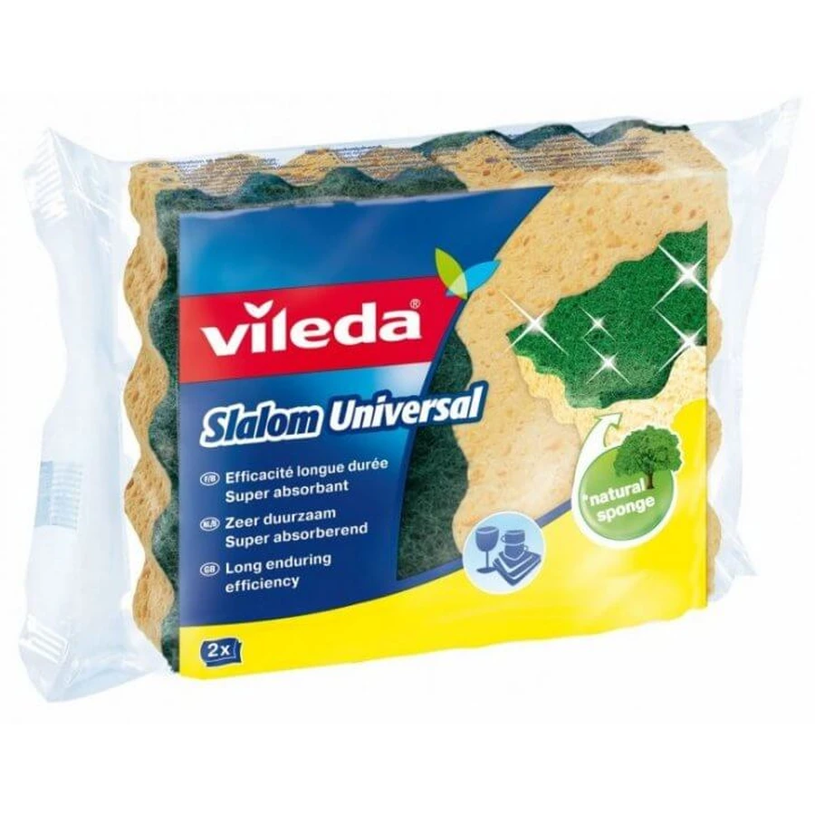 Губки кухонні Vileda Slalom Universal 2 шт. : ціни та характеристики