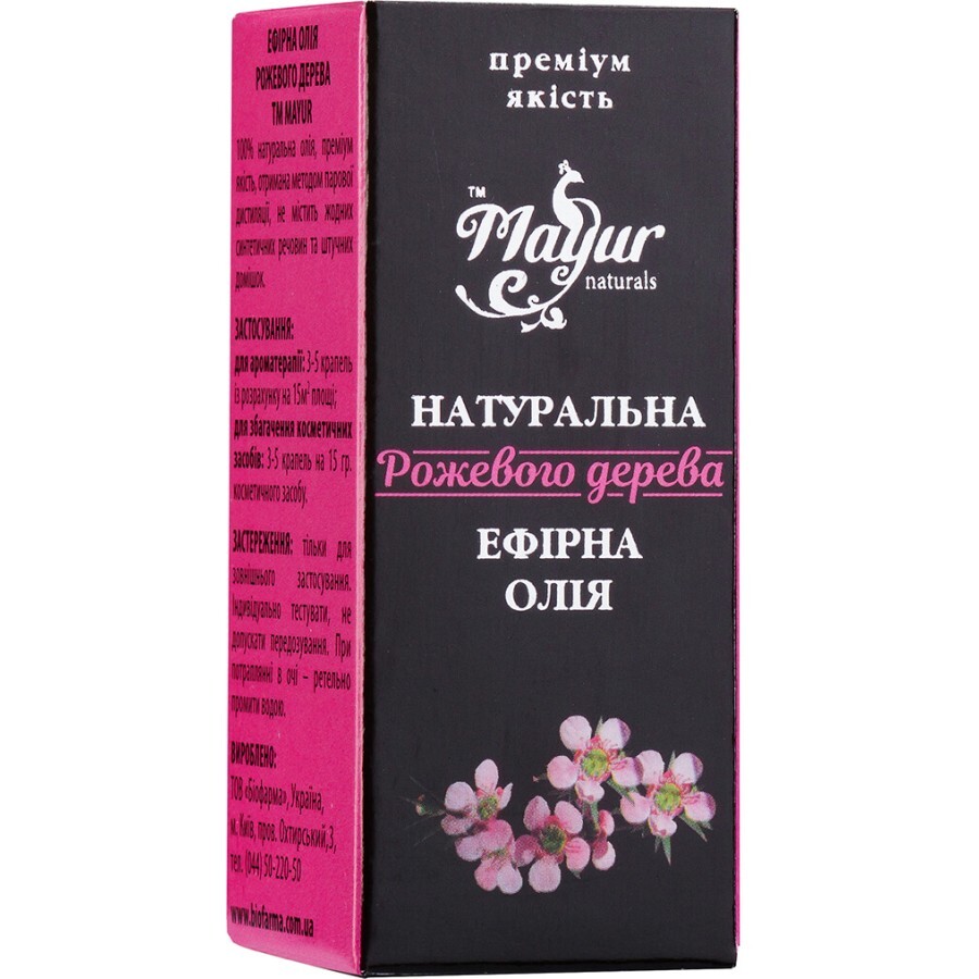Эфирное масло Mayur Розового дерева 5 мл: цены и характеристики