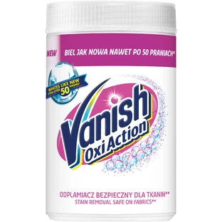 Засіб для видалення плям Vanish Oxi Action Кришталева білизна 625 г 