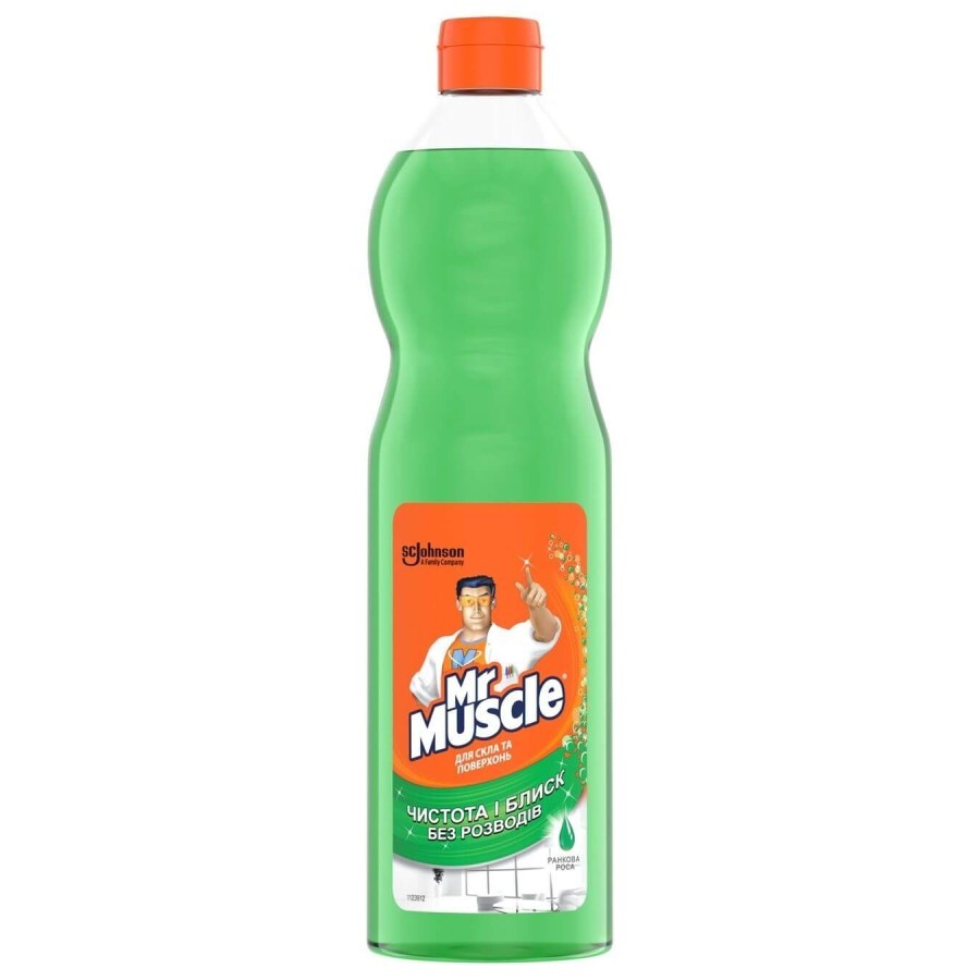Средство для мытья окон Mr Muscle с нашатырным спиртом Утренняя роса 500 мл запаска: цены и характеристики