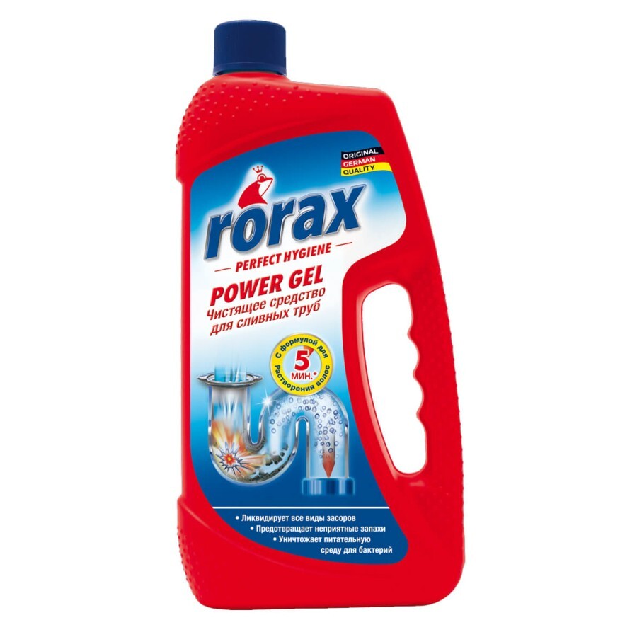 Средство для прочистки труб Rorax 1 л.: цены и характеристики