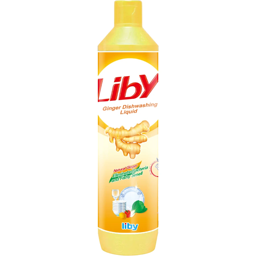 Засіб для ручного миття посуду Liby Імбир для миття посуду, фруктів і овочів 480 мл : ціни та характеристики