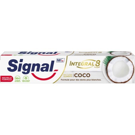 Зубна паста Signal Integral 8 Nature Elements з кокосом 75 мл 