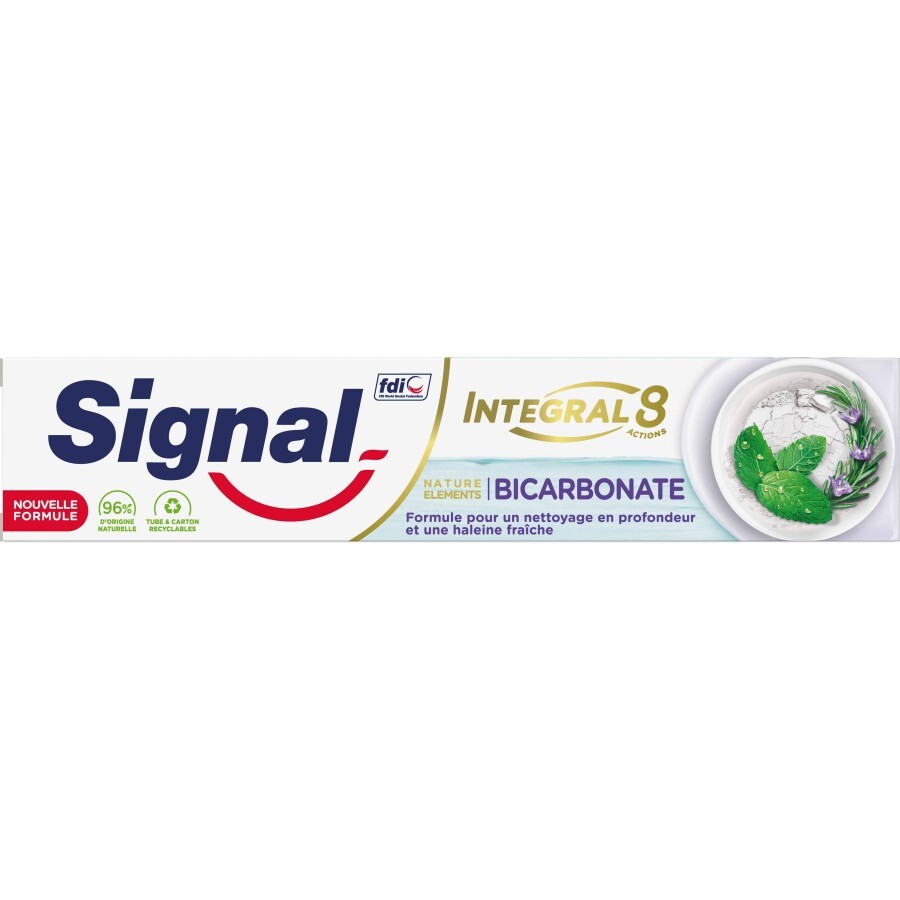 Зубна паста Signal Integral 8 Nature Elements Чистота та свіжість 75 мл: ціни та характеристики