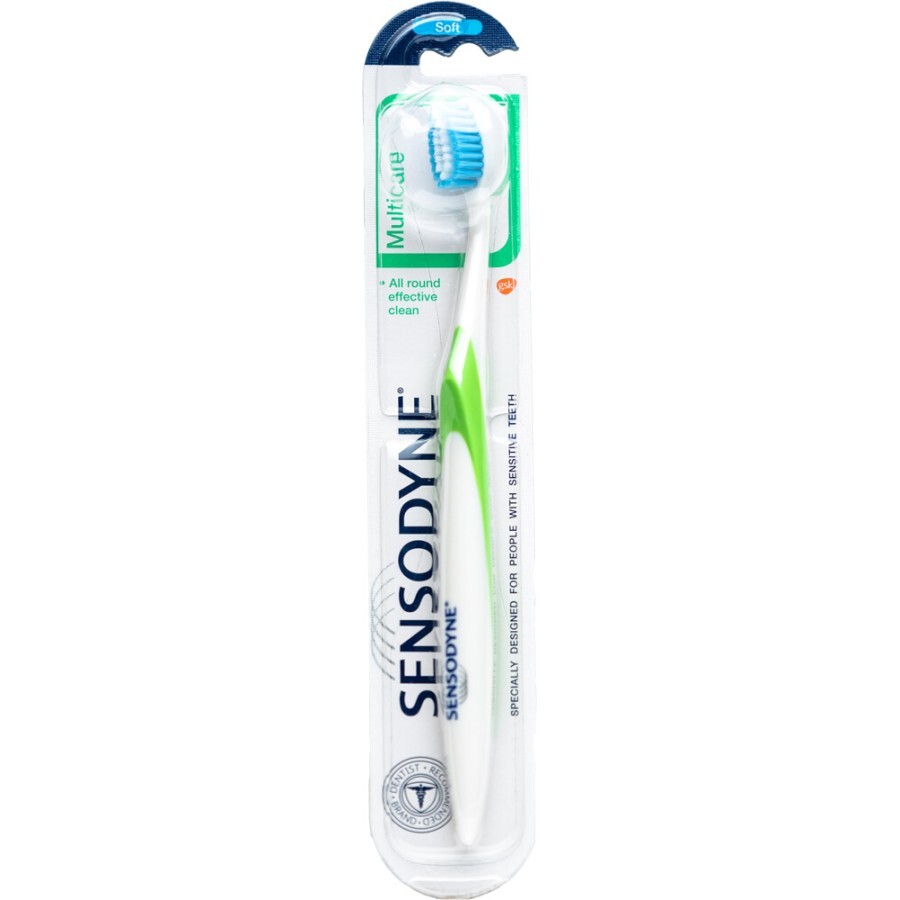Зубна щітка Sensodyne Комплексний захист + футляр: ціни та характеристики