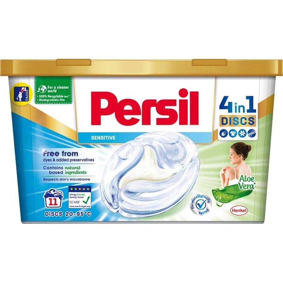 Капсули для прання Persil Discs Сенситив 11 шт.: ціни та характеристики