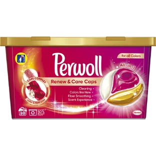 Капсулы для стирки Perwoll All-in-1 для цветных вещей 10 шт.