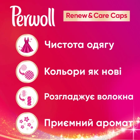 Капсули для прання Perwoll All-in-1 для кольорових речей 27 шт.: ціни та характеристики