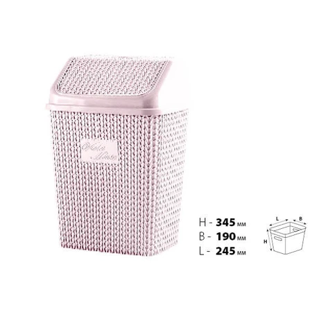 Контейнер для мусора Violet House 0026 Виолетта Powder 10 л (0026 Виолетта POWDER 10 л): цены и характеристики
