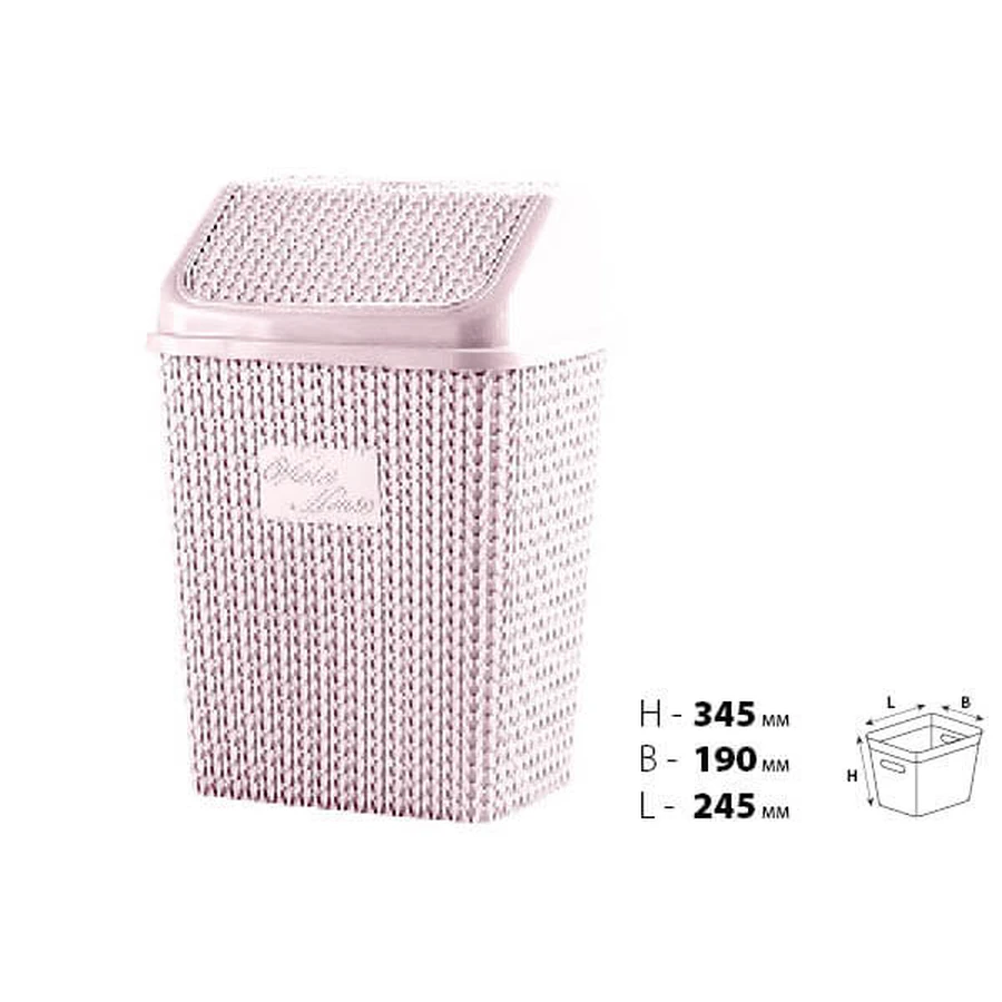 Контейнер для мусора Violet House 0026 Виолетта Powder 10 л (0026 Виолетта POWDER 10 л): цены и характеристики