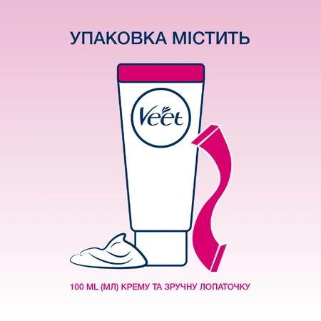 Крем для депіляції Veet Minima для нормальної шкіри 100 мл: ціни та характеристики