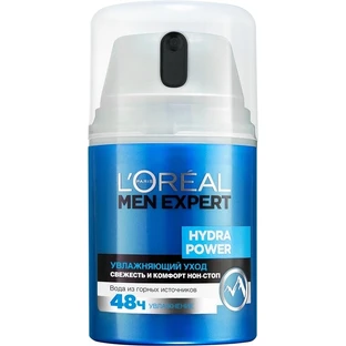Крем для обличчя L'Oreal Paris Men Expert Hydra Power із освіжаючим ефектом 50 мл