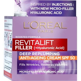 Крем для обличчя L'Oreal Paris Revitalift Filler Х3 Антивіковий SPF-50 50 мл
