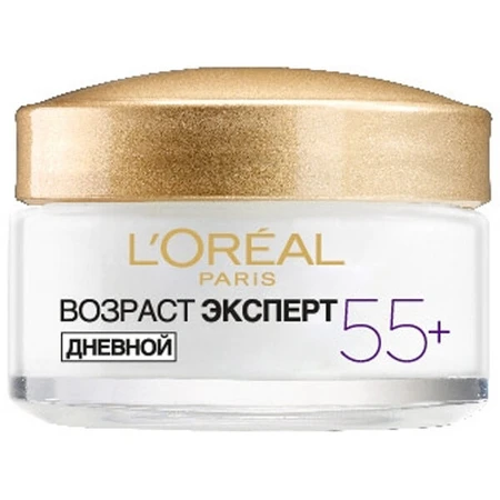 Крем для лица L'Oreal Paris Возраст эксперт 55+ против морщин дневной 50 мл: цены и характеристики