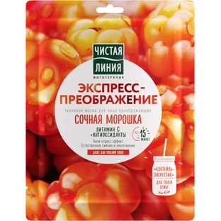 Маска для обличчя Чистая линия Тканинна перетворююча 1 шт.