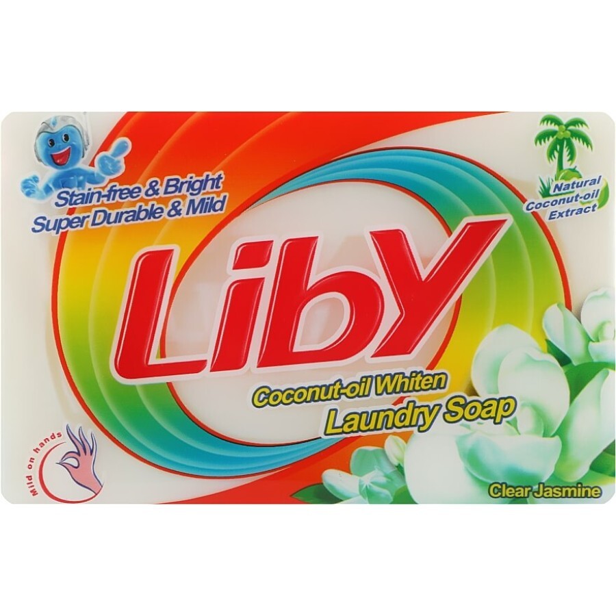 Мыло для стирки Liby Laundry Soap Whitening отбеливающее 122 г: цены и характеристики