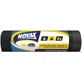 Мусорные пакеты Novax с затяжками Черные 35 л 15 шт.