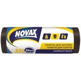 Пакети для сміття Novax чорні 35 л 30 шт.