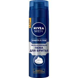 Піна для гоління Nivea Men Класична зволожуюча з алое вера 200 мл