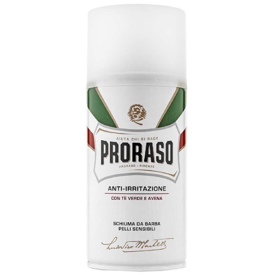 Піна для гоління Proraso з екстрактом Зеленого чаю для чутливої шкіри 300 мл: ціни та характеристики