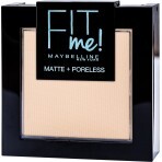 Пудра для обличчя Maybelline New York Fit Me Matte + Poreless 105 - Natural Ivory: ціни та характеристики