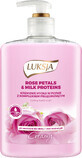 Рідке мило Luksja Creamy Rose Petal &amp; Milk Proteins 500 мл