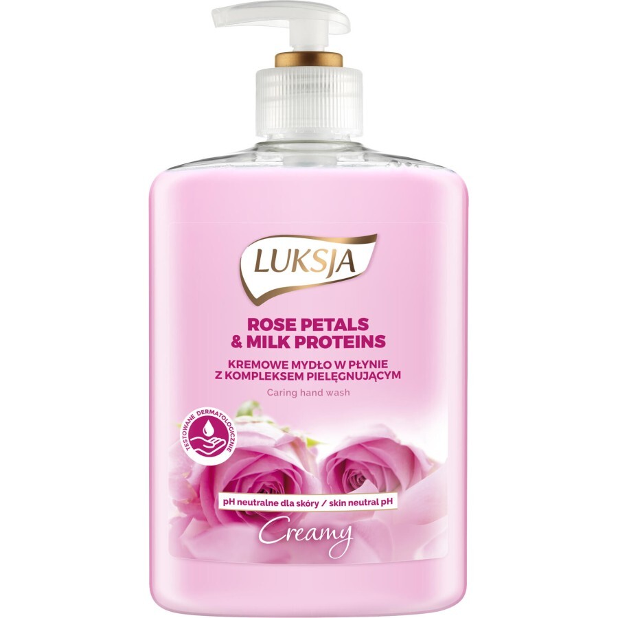 Жидкое мыло Luksja Creamy Rose Petal & Milk Proteins 500 мл: цены и характеристики