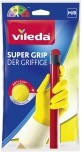 Перчатки хозяйственные Vileda Super Grip латексные M 1 пара