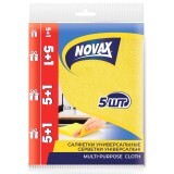 Серветки для прибирання Novax універсальні 5+1 шт.