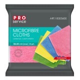 Салфетки для уборки PRO service Professional из микрофибры микс цветов 4 шт.