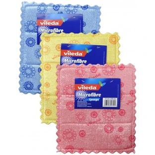 Салфетки для уборки Vileda Micro and Sponge для посуды 1 шт.