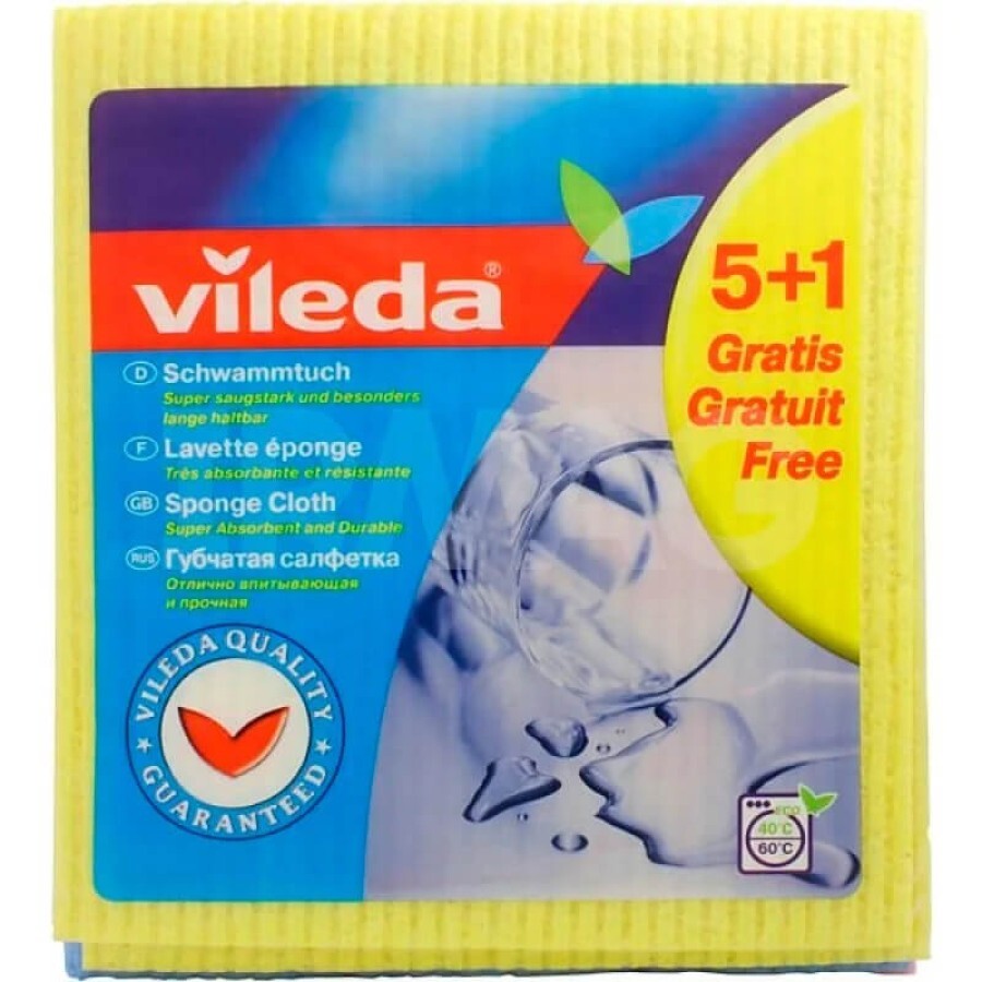 Салфетки для уборки Vileda влагопоглощающие 6 шт.: цены и характеристики