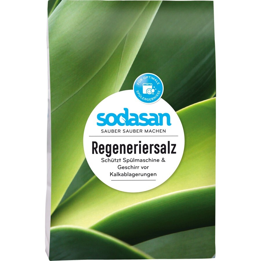 Сіль для посудомийних машин Sodasan органічна регенерована 2 кг: ціни та характеристики