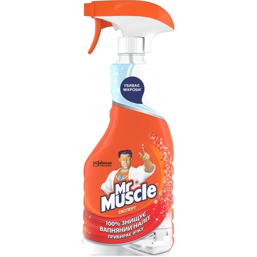 Спрей для чищення ванн Mr Muscle Експерт Знищувач нальоту 500 мл: ціни та характеристики
