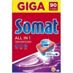 Таблетки для посудомоечных машин Somat All in 1 90 шт.: цены и характеристики