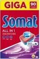Таблетки для посудомоечных машин Somat All in 1 90 шт.