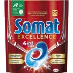 Таблетки для посудомоечных машин Somat Excellence 32 шт.: цены и характеристики
