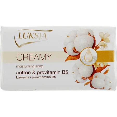 Твердое мыло Luksja Cotton milk & Provitamin B5 90 г: цены и характеристики