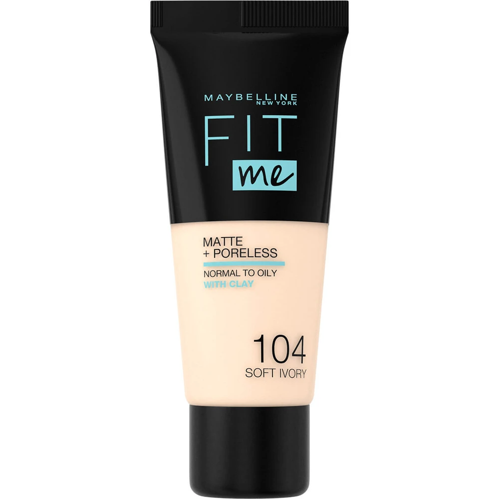 Тональний крем Maybelline New York Fit Me Matte + Poreless 104 - Soft Ivory 30 мл: ціни та характеристики