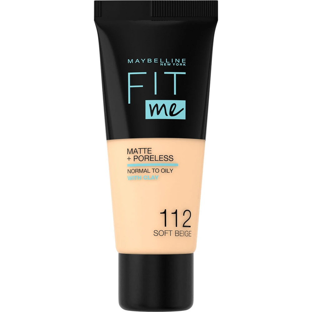 Тональный крем Maybelline New York Fit Me Matte + Poreless 112 - Soft Beige 30 м: цены и характеристики
