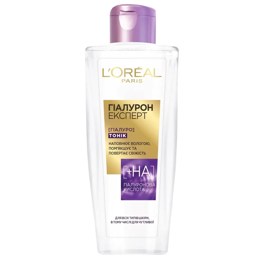 Тонік для обличчя L'Oreal Paris Hyaluron Expert 200 мл: ціни та характеристики
