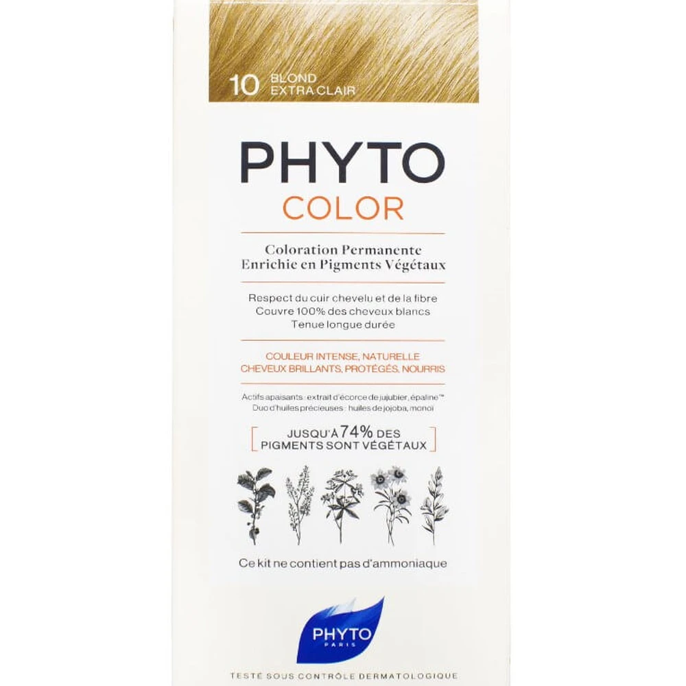 Крем-краска для волос PHYTO Фитоколор тон 10 Экстрасветлый блондин: цены и характеристики