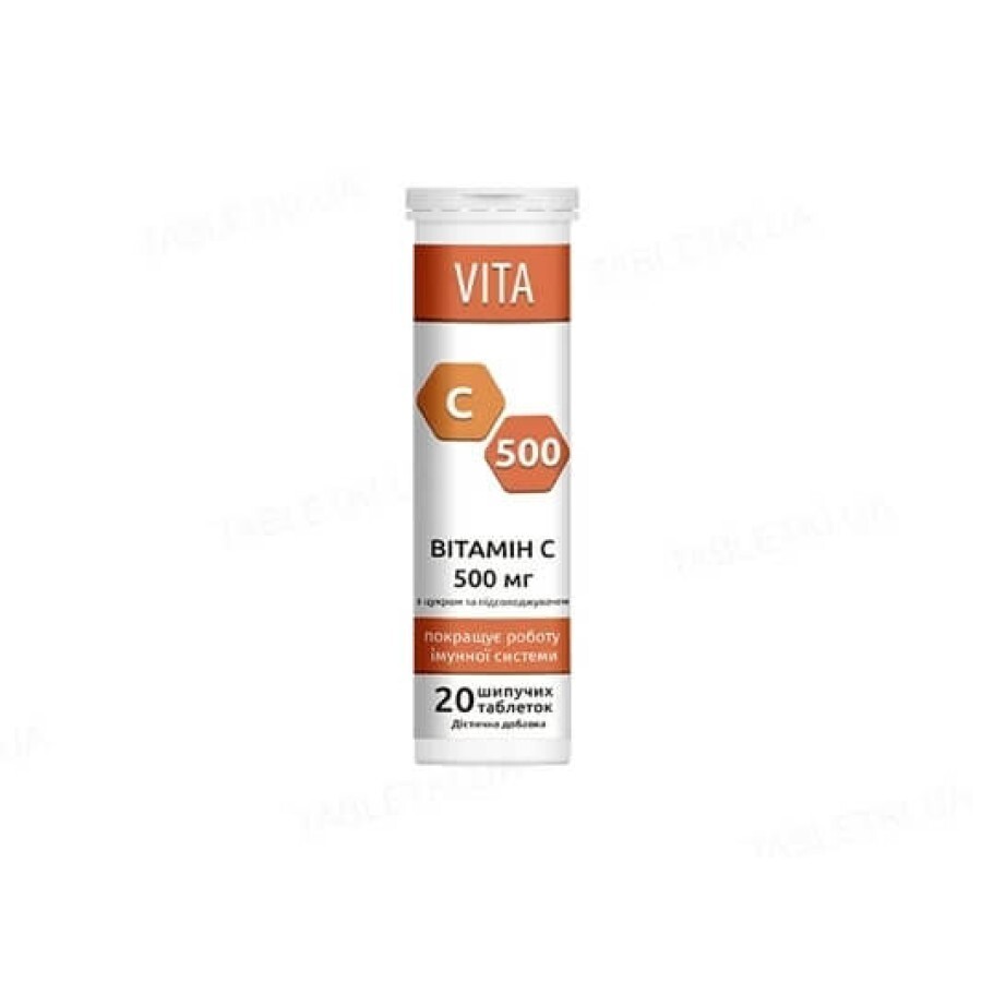 VITA - Вітамін C 500мг табл.шип.№20: цены и характеристики