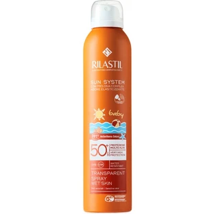 Спрей солнцезащитный прозрачный для детей с SPF 50 Rilastil Sun System 200 мл