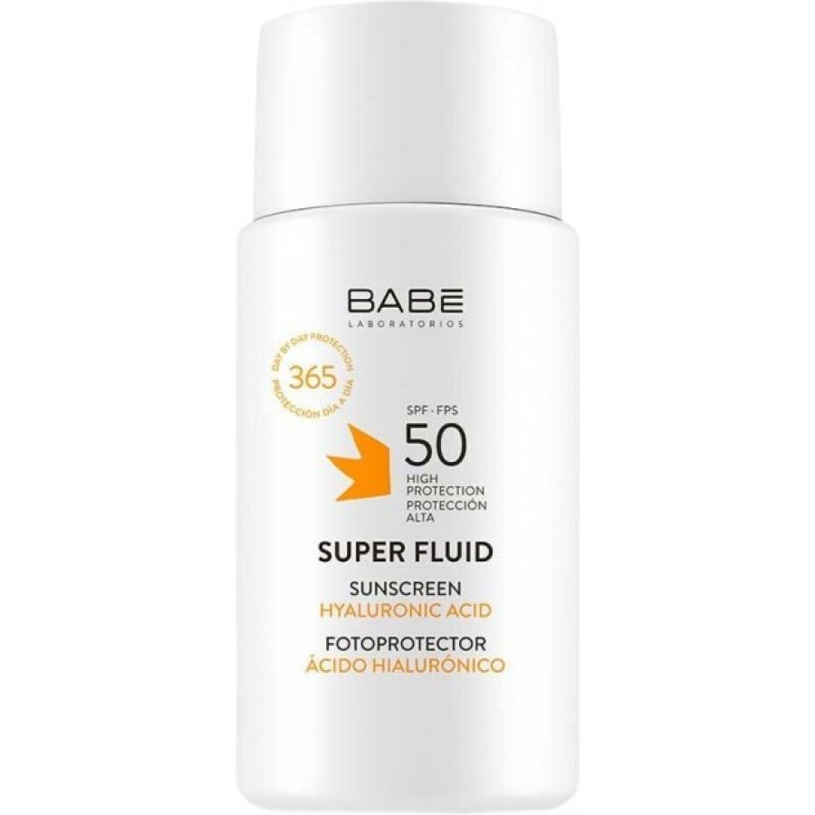 Сонцезахисний супер флюїд Babe Laboratorios SPF 50 для всіх типів шкіри 50 мл: ціни та характеристики